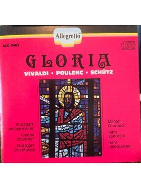 Gloria By Vivaldi Poulenc Music CD Stuttgart Philharmonic Vienna Chamber 37822cd